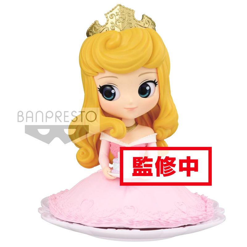 Figura Aurora La Bella Durmiente Disney Q Posket Sugirly B 9cm - Imagen 1