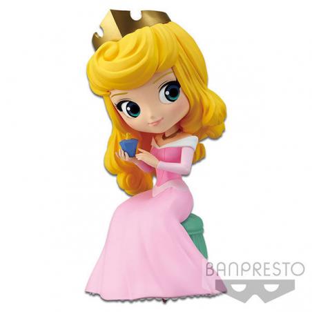 Figura Princesa Aurora Disney Character Q posket perfumagic B 12cm - Imagen 1