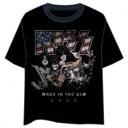 Camiseta USA Kiss adulto - Imagen 1