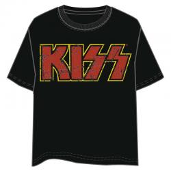 Camiseta Logo Kiss adulto - Imagen 1