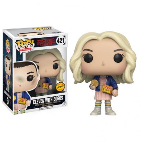 Figura POP Stranger Things Eleven with Eggos Chase - Imagen 1