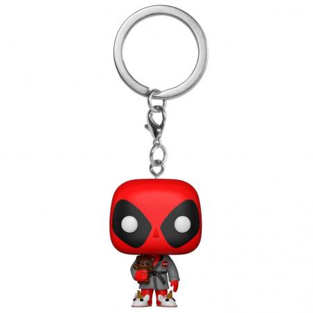 Llavero Pocket POP Marvel Deadpool Bath Robe Exclusive - Imagen 1