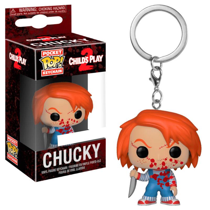 Llavero Pocket POP Horror Chucky Bloody Exclusive - Imagen 1