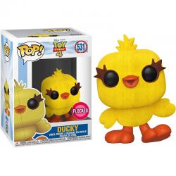 Figura POP Disney Toy Story 4 Ducky Flocked Exclusive - Imagen 1