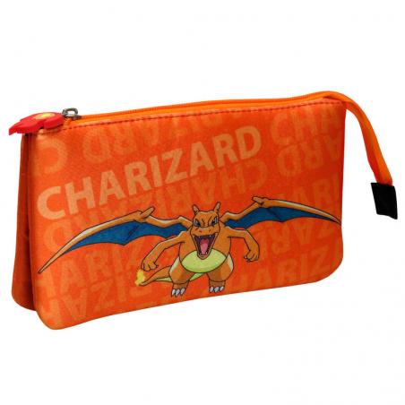 Portatodo Charizard Pokemon triple - Imagen 1