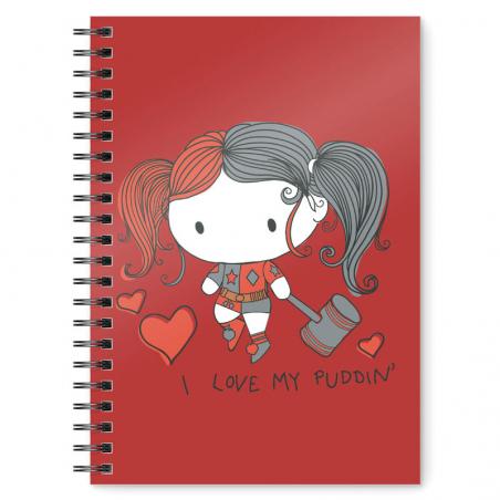 Cuaderno A5 Harley Quinn Chibi DC Comics - Imagen 1