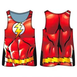 Camiseta agujeros Flash DC Comics adulto - Imagen 1
