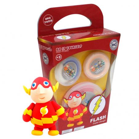 Plastilina Super Dough Flash DC Comics DIY - Imagen 1