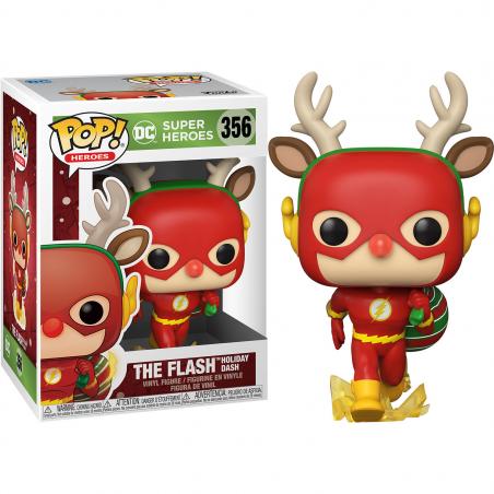 Figura POP DC Holiday Rudolph Flash - Imagen 1