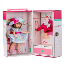 Muñeca Irene morena con armario - Imagen 1