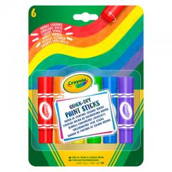 Set 6 temperas solidas Crayola - Imagen 1
