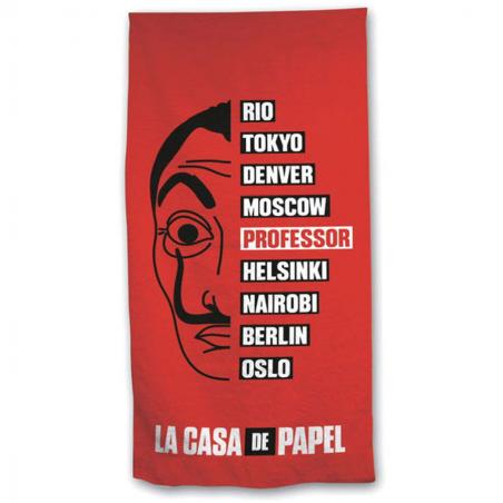 Toalla La Casa de Papel microfibra - Imagen 1