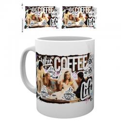 Taza Coffee is Life Friends - Imagen 1