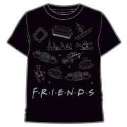 Camiseta Black Friends infantil - Imagen 1
