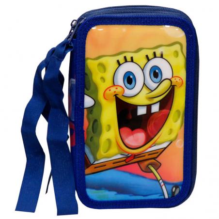 Plumier Bob Esponja triple - Imagen 1