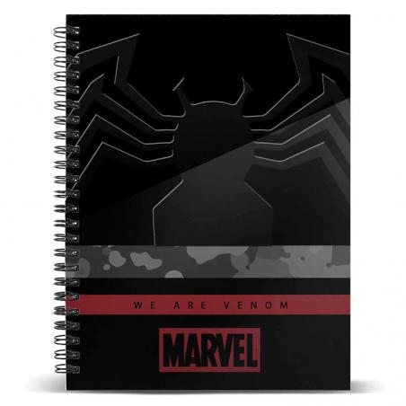 Cuaderno A5 Venom Monster Marvel - Imagen 1