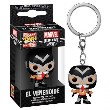 Llavero Pocket POP Marvel Luchadores Venom El Venenoide - Imagen 1