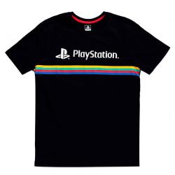 Camiseta Color Stripe Logo PlayStation - Imagen 1