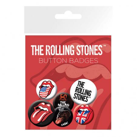 Set chapas Lips The Rolling Stones - Imagen 1