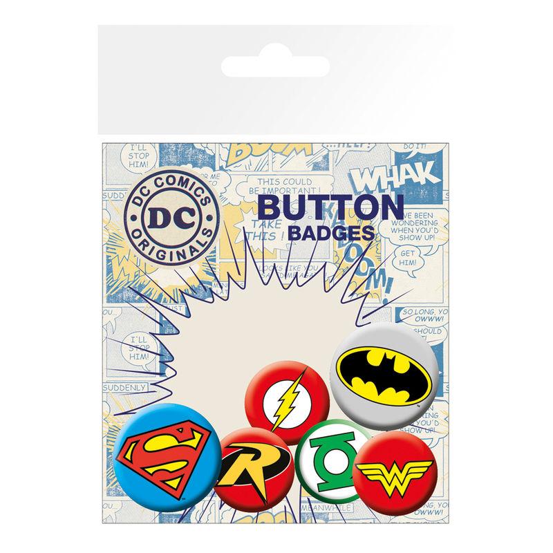 Set chapas DC Comics - Imagen 1