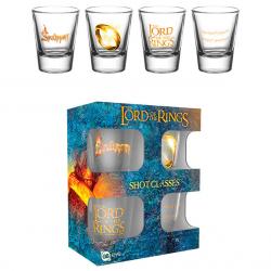 Set 4 vasos chupito Ring Lord of the Rings - Imagen 1