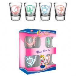 Set 4 vasos chupito Sailor Moon - Imagen 1