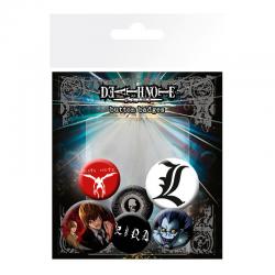 Set chapas Death Note - Imagen 1