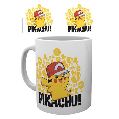 Taza Pokemon Ash Hat Pikachu - Imagen 1