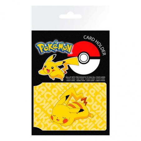 Tarjetero Resting Pikachu Pokemon - Imagen 1