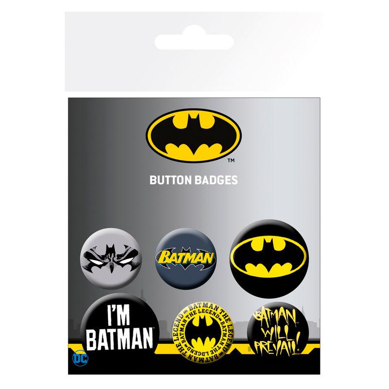 Set chapas Batman DC Comics - Imagen 1