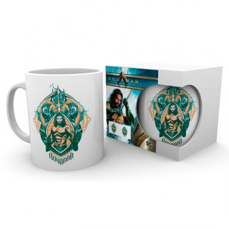 Taza Crest Aquaman DC Comics - Imagen 1