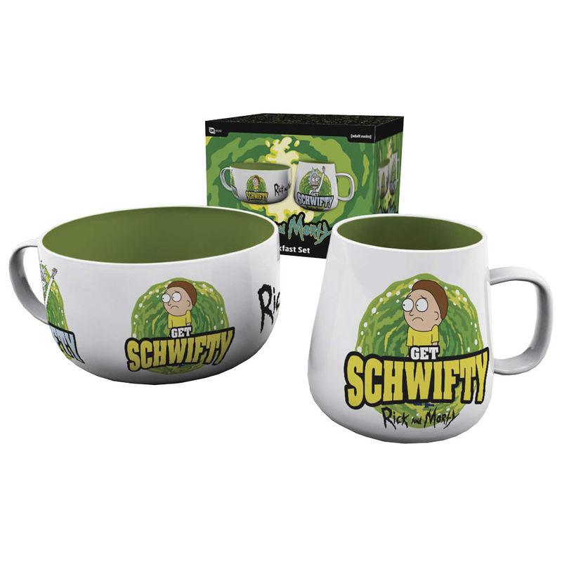 Set desayuno Get Schwifty Rick and Morty - Imagen 1