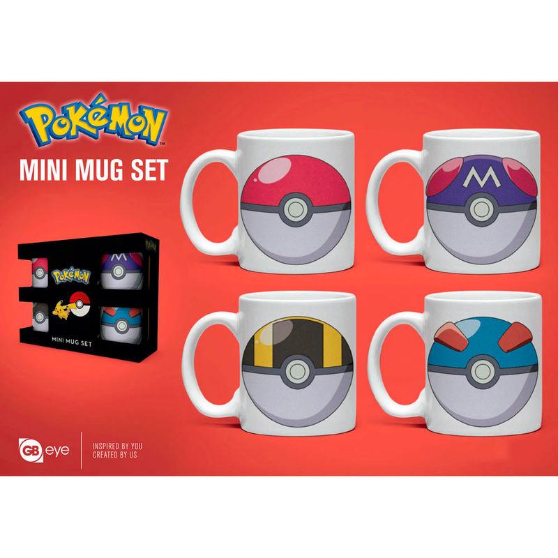 Set taza espresso Pokeball Pokemon - Imagen 1