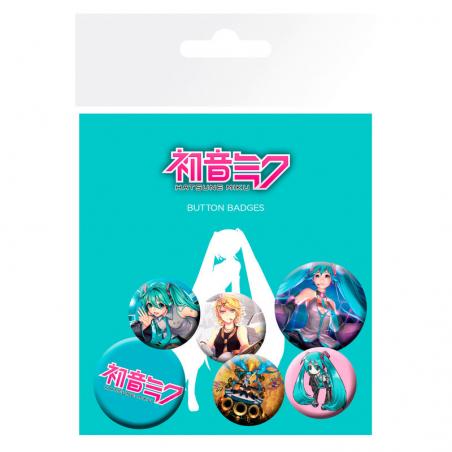 Set chapas Hatsune Miku - Imagen 1