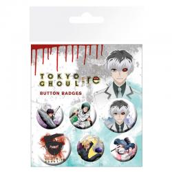 Set chapas Tokyo Ghoul RE - Imagen 1