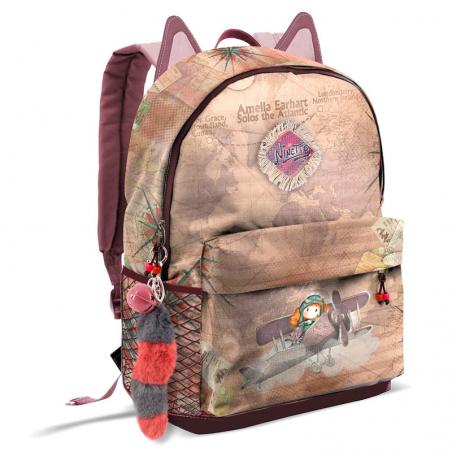 Mochila Ninette Aviadora 44cm - Imagen 1