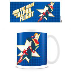Taza Join the Alpha Flight Capitana Marvel - Imagen 1