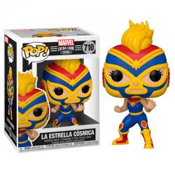 Figura POP Marvel Luchadores Captain Marvel La Estrella Cosmica - Imagen 1