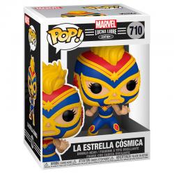 Figura POP Marvel Luchadores Captain Marvel La Estrella Cosmica - Imagen 2