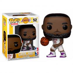 Figura POP NBA Lakers Lebron James White Uniform - Imagen 1