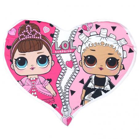 Toalla corazon LOL Surprise microfibra - Imagen 1