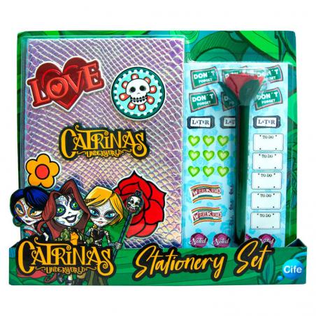 Set papeleria Catrinas - Imagen 1