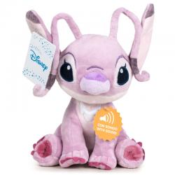 Peluche Angel Stitch Disney soft sonido 30cm - Imagen 1