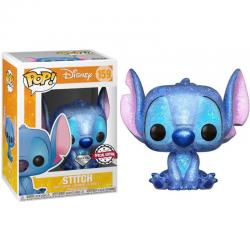 Figura POP Disney Stitch Seated Diamond Glitter Exclusive - Imagen 1