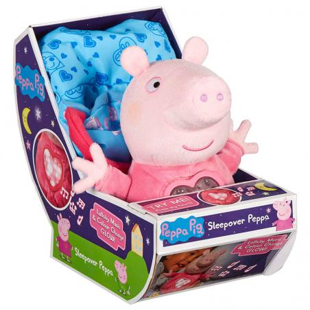 Peluche Fiesta Pijamas Peppa Pig sonido 18cm - Imagen 1