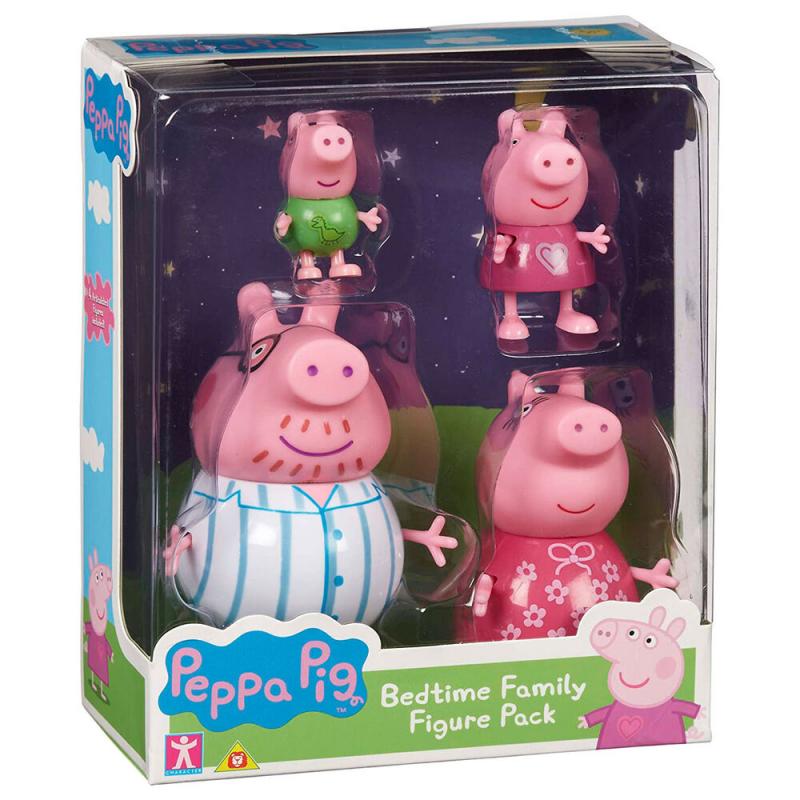 Set 4 figuras familia Peppa Pig - Imagen 1