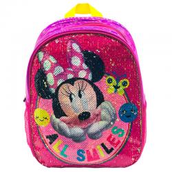 Mochila lentejuelas Minnie Disney 30cm - Imagen 1