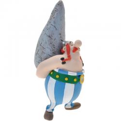 Figura Obelix con Menhir Asterix El Galo 9cm - Imagen 1