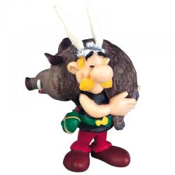 Figura Asterix con Jabali Asterix El Galo 6cm - Imagen 1