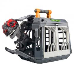 Muñeco Untamed jaula con T-Rex - Imagen 1